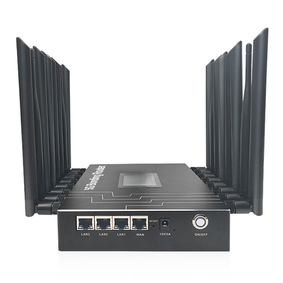 Multi scene X5 5G Enterprise Router WiFi 6 VPN Dengan 4 Slot Kartu SIM