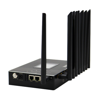 3 Port 4G LTE Bandwidth Bonding Router Stabil 4 Kartu SIM Dengan Layar
