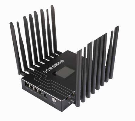 Siaran Langsung X5 5G 5G Bandwidth Bonnding Router Server Cloud Multi SIM