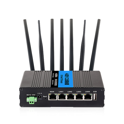 X2 Dual SIM 4G Gateway Router Enkripsi AES TKIP Dengan Port Jaringan
